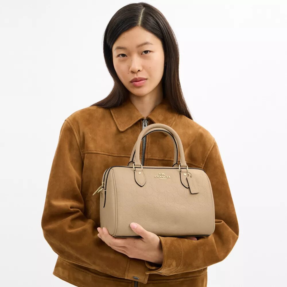 Bolso tipo cartera Rowan en cuero exclusivo