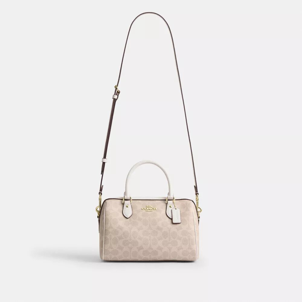 Bolso tipo cartera Rowan en Signature Canvas