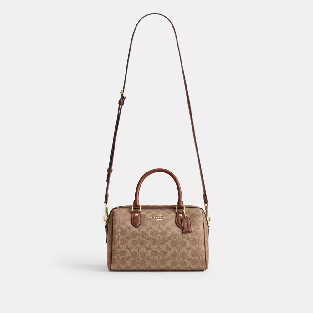 Bolso tipo cartera Rowan en Signature Canvas