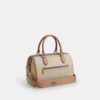 Bolso tipo cartera Rowan en Signature Canvas Rainbow