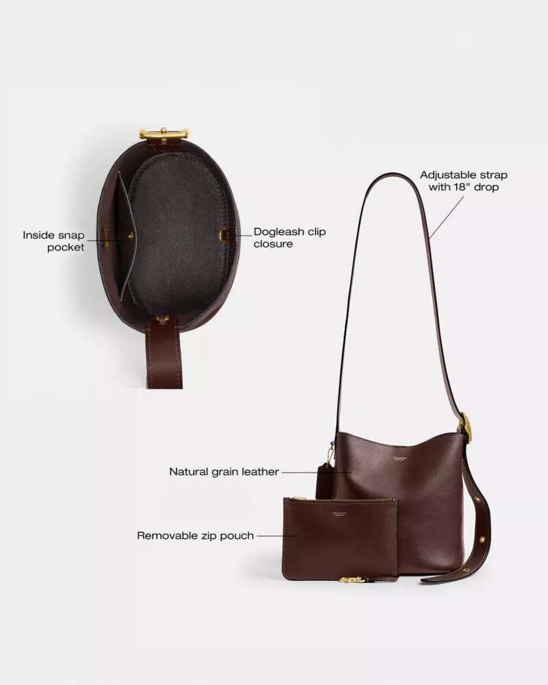 Bolso tipo cubeta Bleecker 21