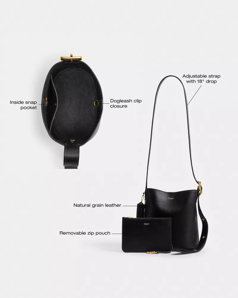 Bolso tipo cubeta Bleecker 21