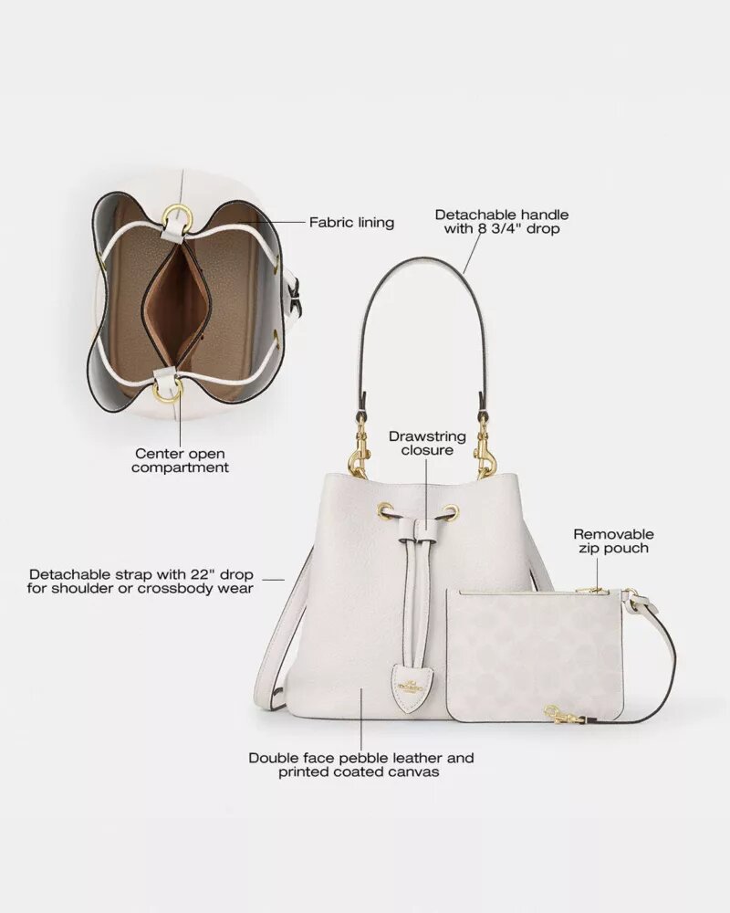 Bolso tipo cubeta Rowan