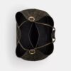 Bolso tipo cubeta Rowan en Signature Canvas con Charms