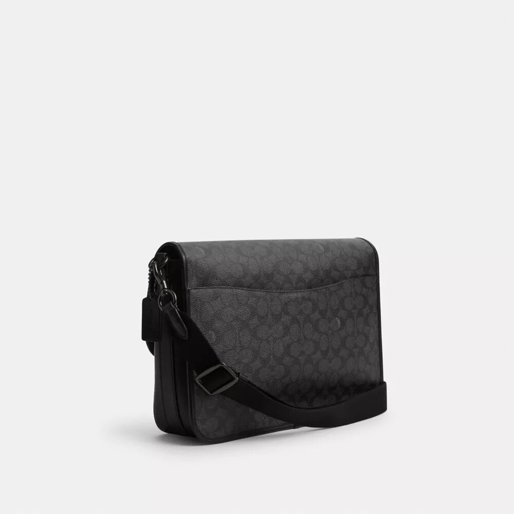 Bolso tipo mensajero Hitch en Signature Canvas