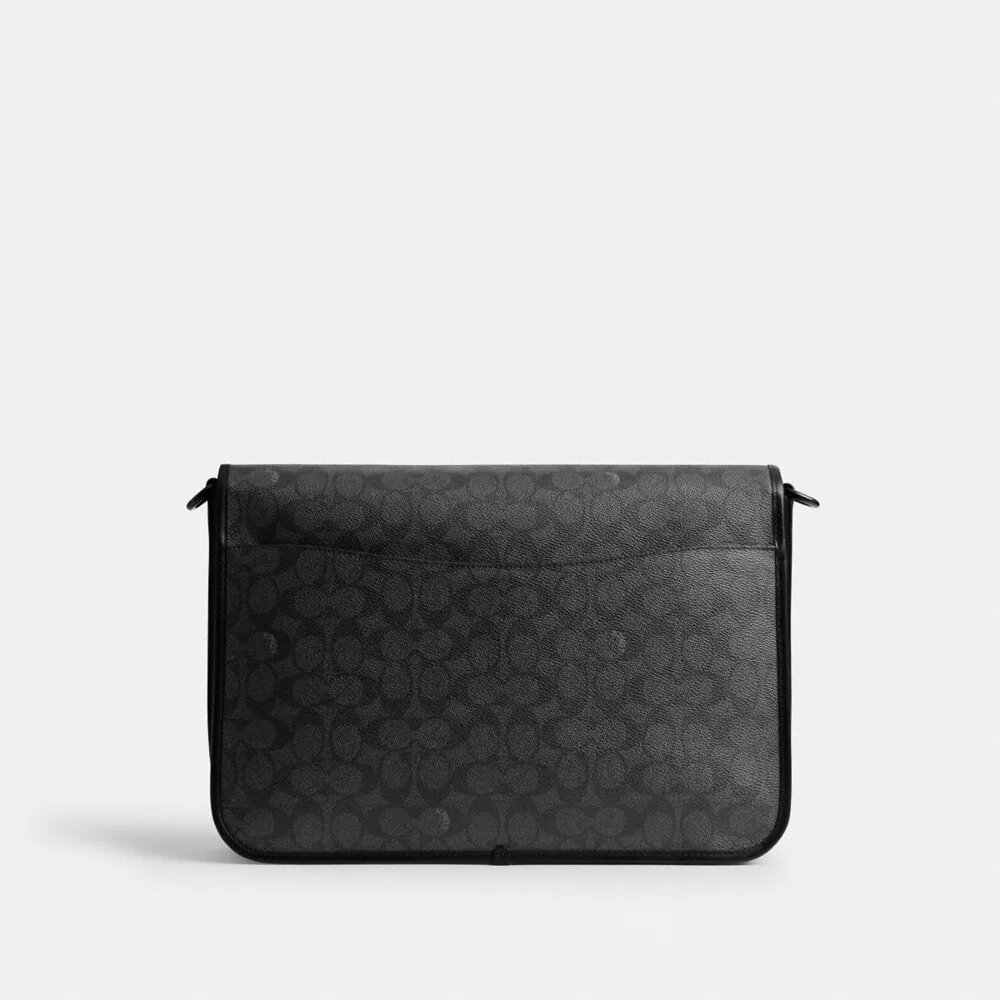 Bolso tipo mensajero Hitch en Signature Canvas