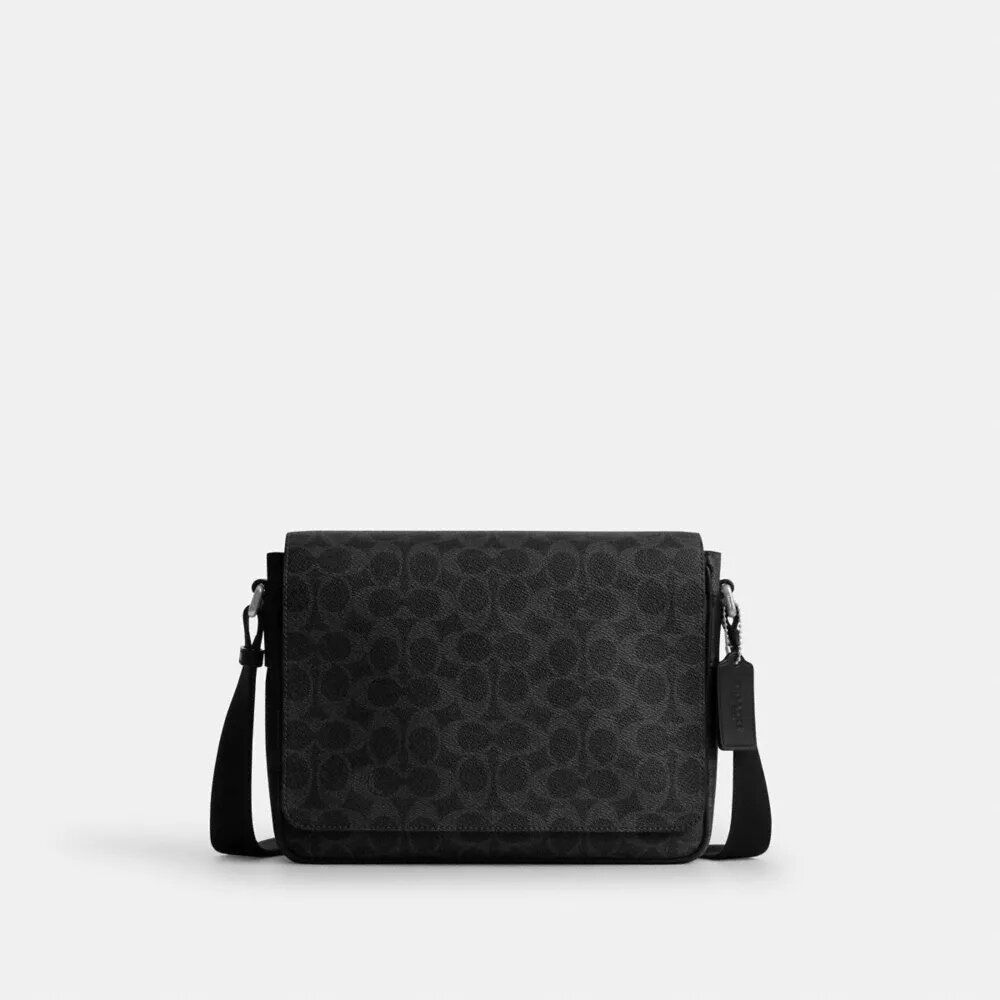 Bolso tipo mensajero Jack en Signature Canvas