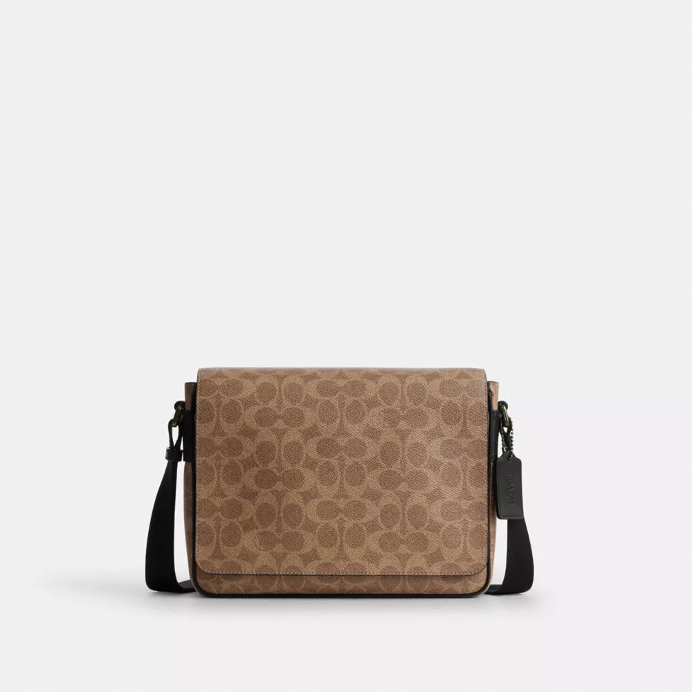 Bolso tipo mensajero Jack en Signature Canvas