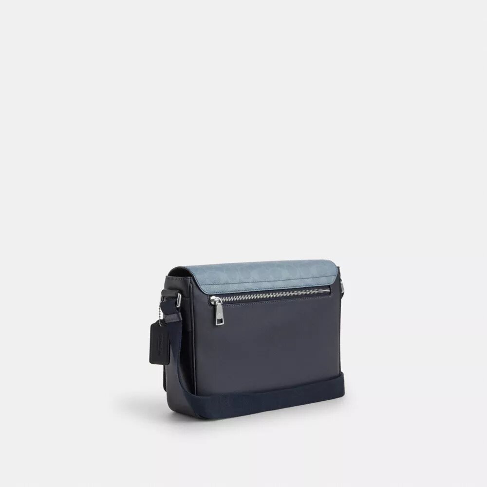 Bolso tipo mensajero Jack en Signature Canvas con efecto ombré