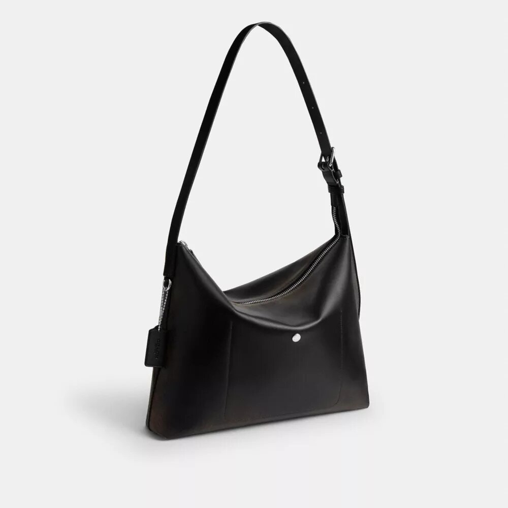 Bolso tipo mensajero Mott 38 en cuero desgastado