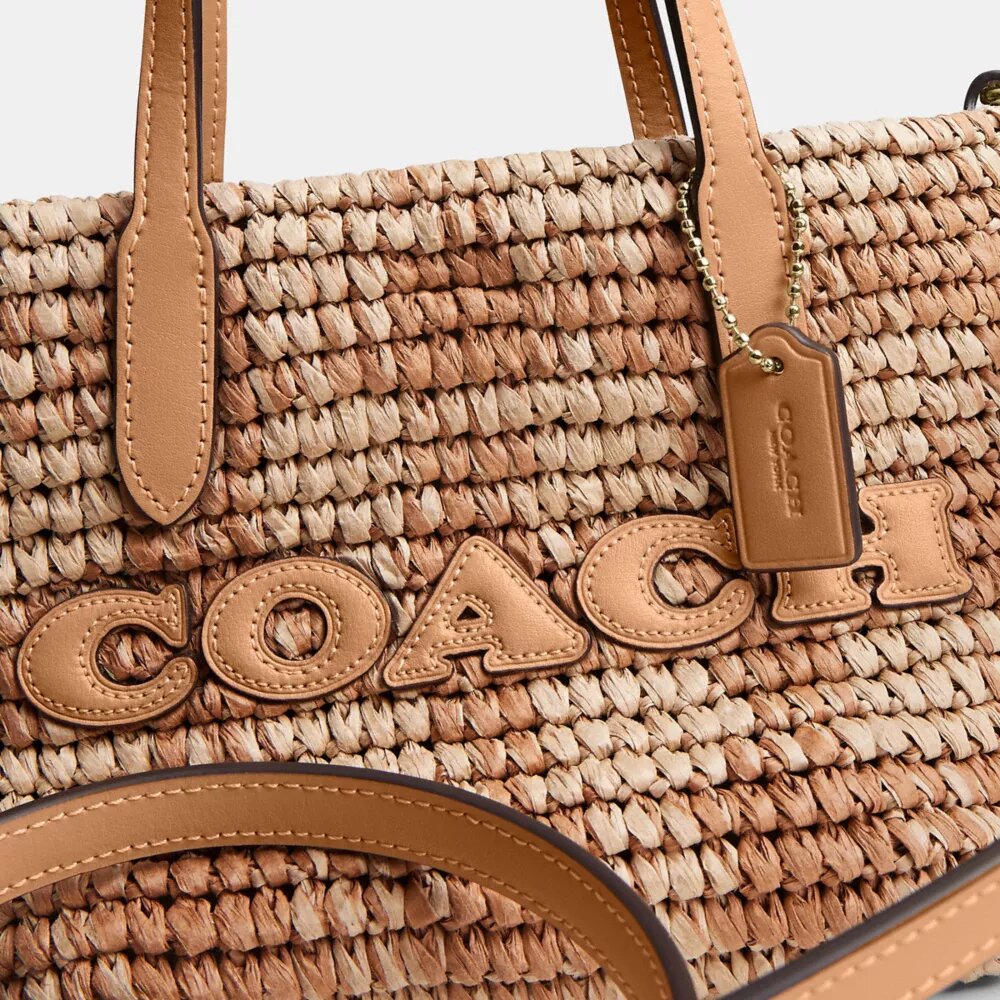 Bolso Tote City Mini con estampado de cuadros vichy