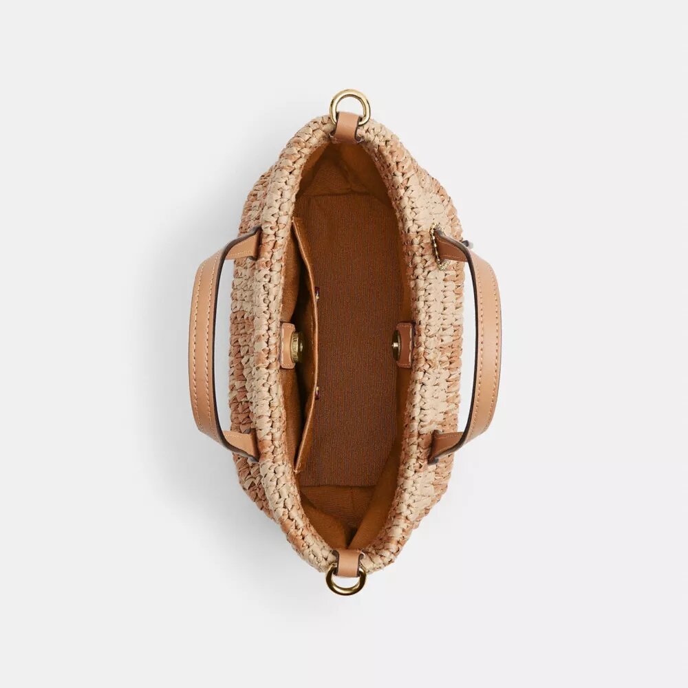 Bolso Tote City Mini con estampado de cuadros vichy