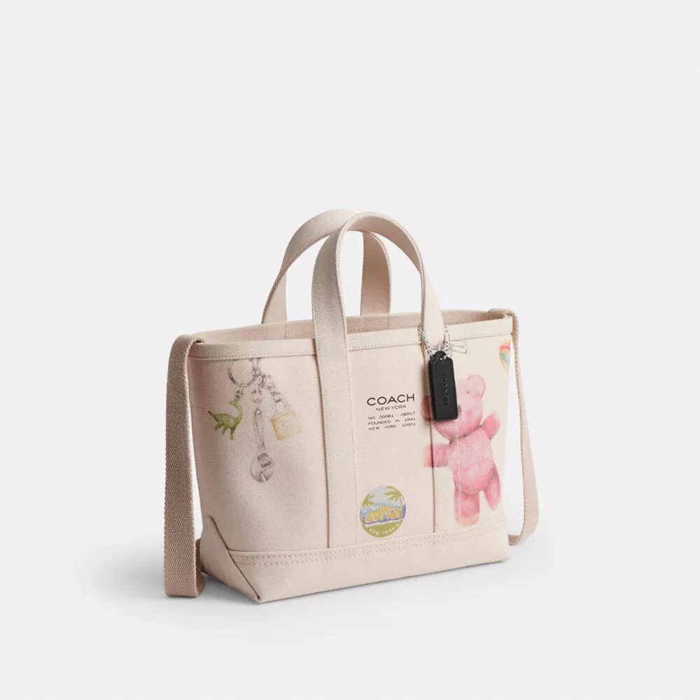 Bolso utilitario 27 con estampado de bocetos