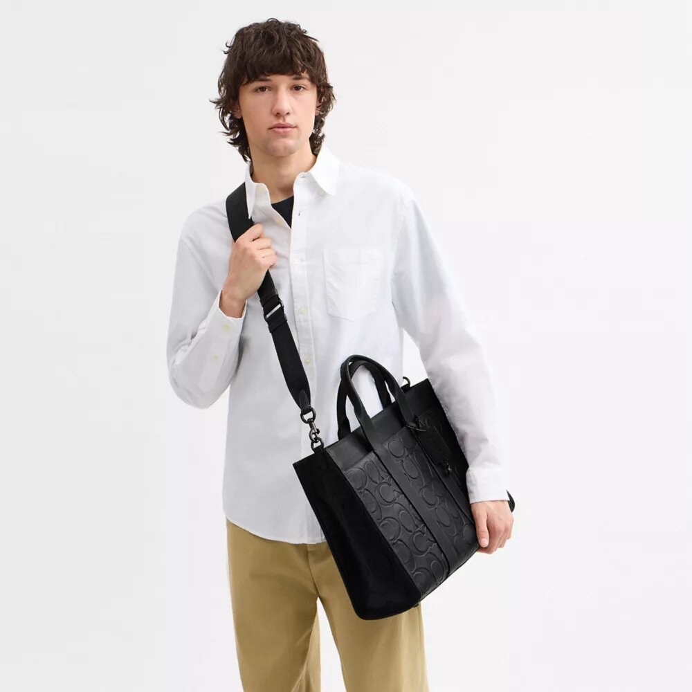 Bolso Wesley en cuero exclusivo Maxi