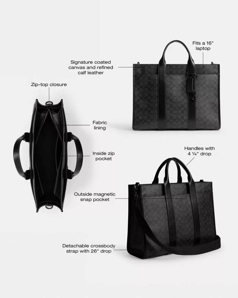 Bolso Wesley en Signature Canvas