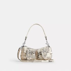Bolsos de hombro Ashton con estampado de periódico