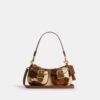 Bolsos de hombro Ashton en piel de cabrito con estampado de vaca