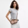 Bolsos de hombro Caitlin con patchwork a rayas