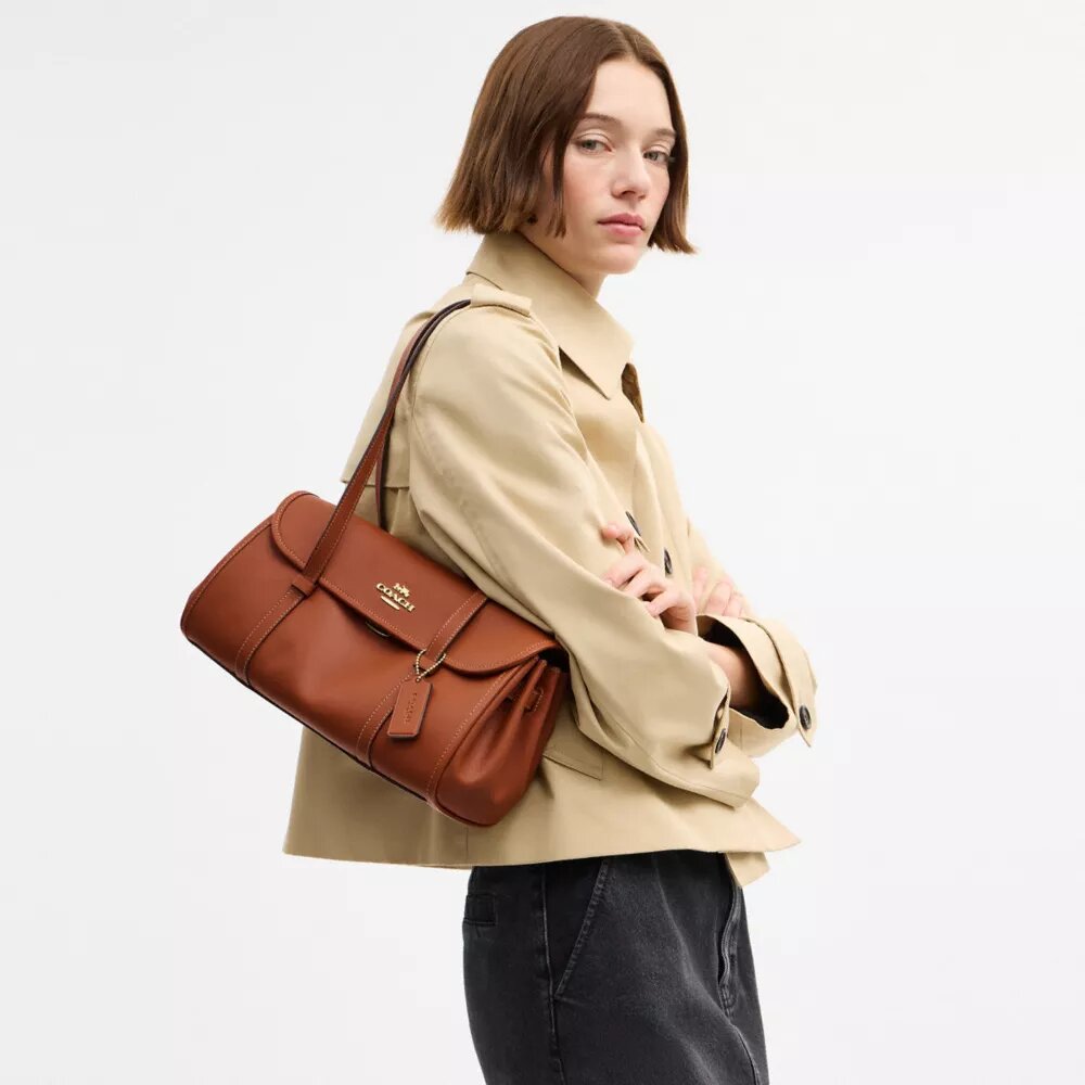 Bolsos de hombro con solapa Bridget