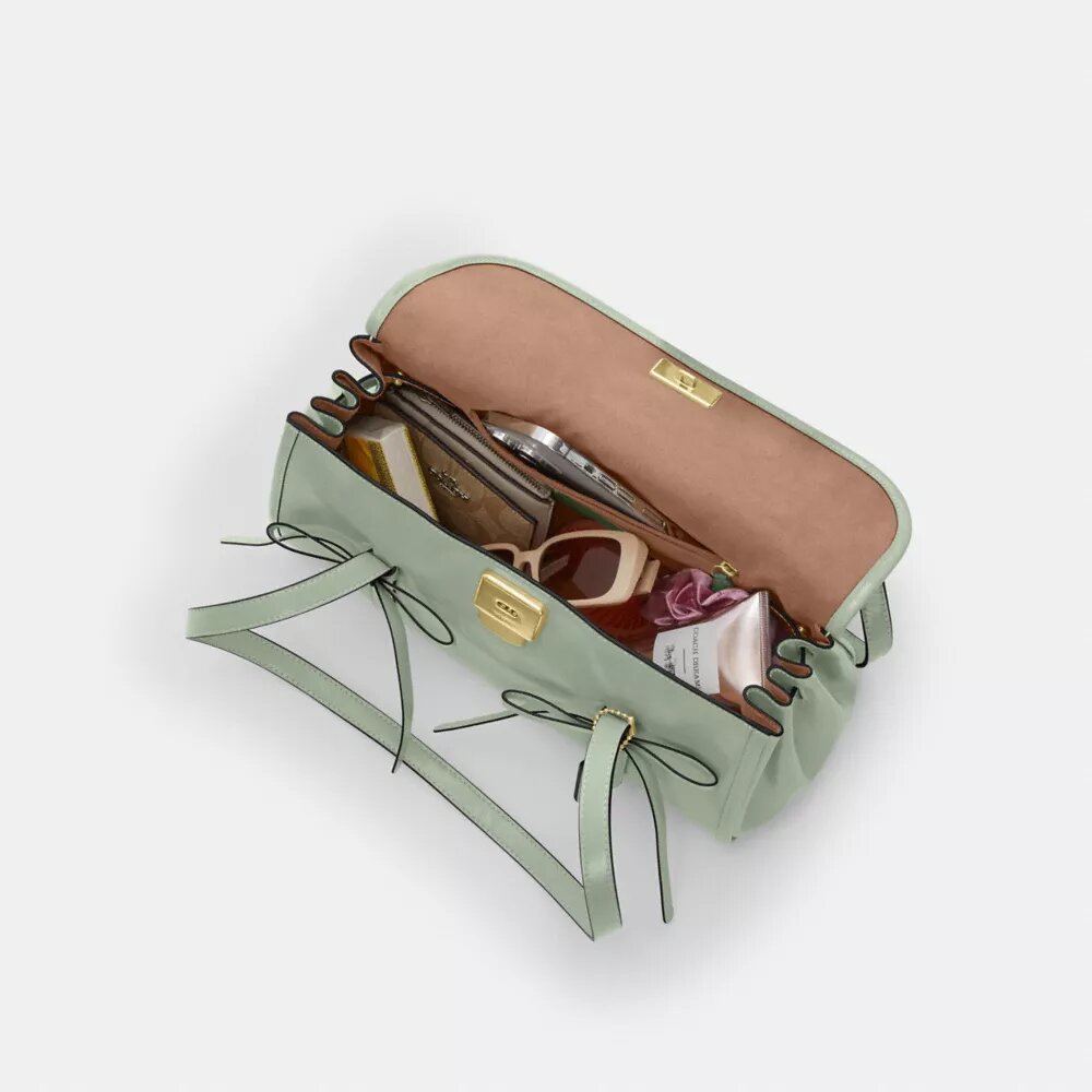 Bolsos de hombro con solapa y moños «Bridget»