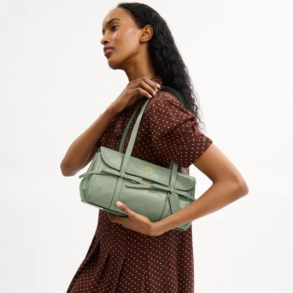 Bolsos de hombro con solapa y moños «Bridget»