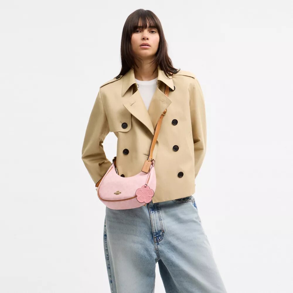 Bolsos de hombro Emily en Signature Canvas con Charms