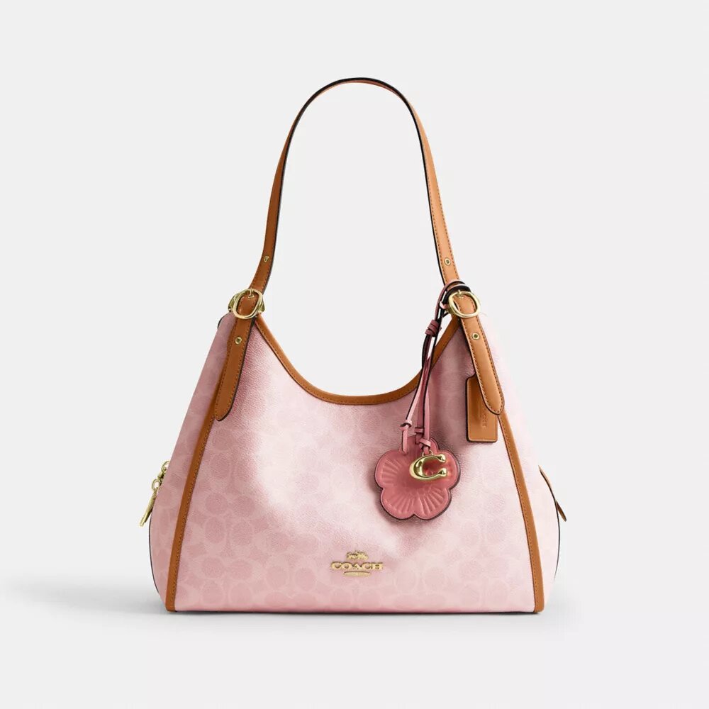 Bolsos de hombro Erin en Signature Canvas con Charms