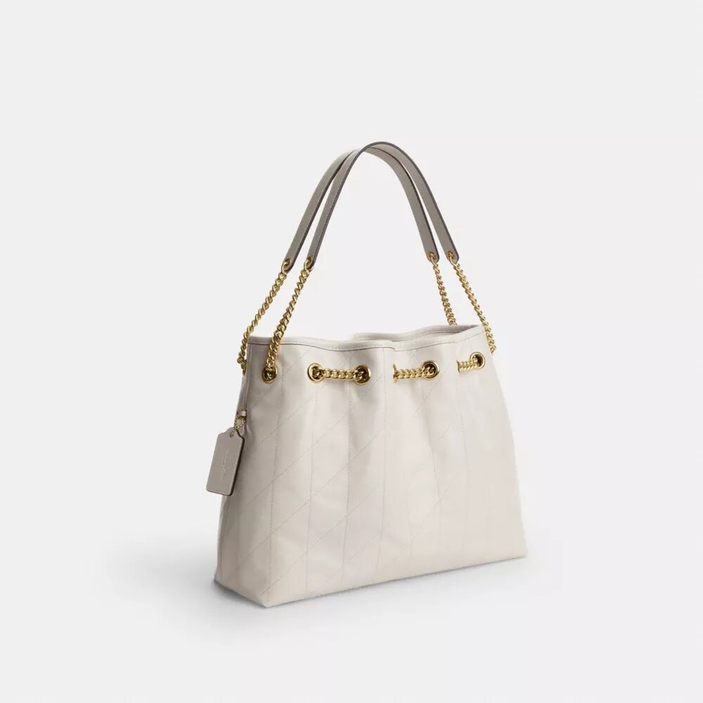 Bolsos de hombro Evelyn con acolchado y Charms