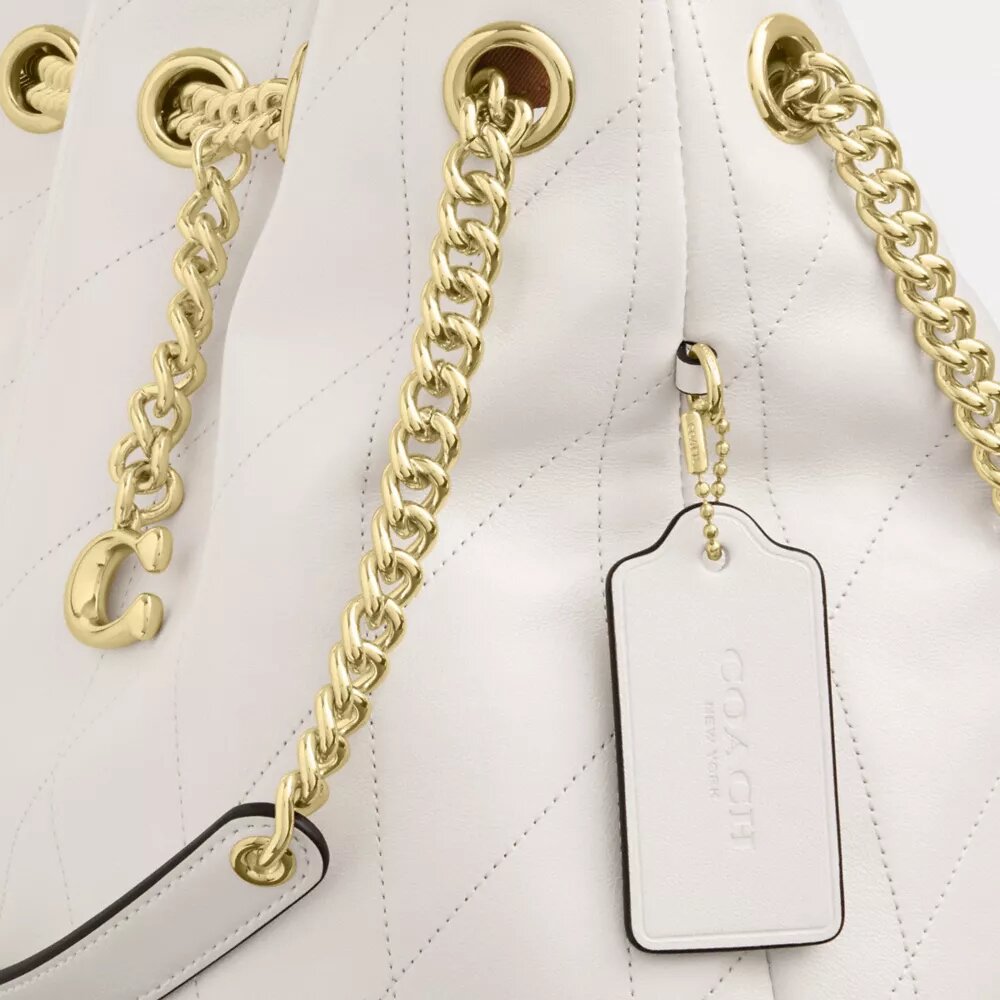 Bolsos de hombro Evelyn con acolchado y Charms