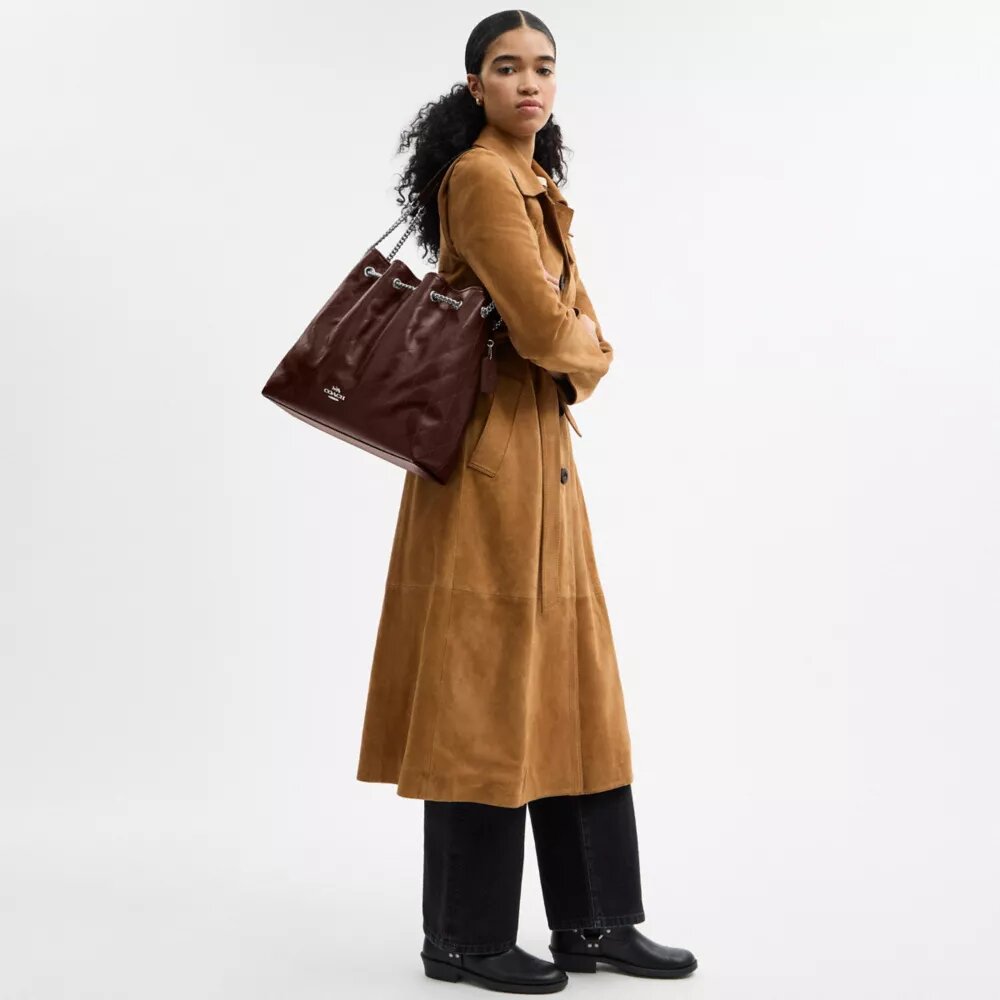 Bolsos de hombro grandes Evelyn con acolchado