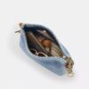 Bolsos de hombro Laurel en denim desgastado con Charms