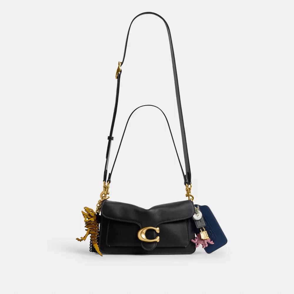 Bolsos de hombro Tabby «10.º cumpleaños de Rexy» 26 con Charms