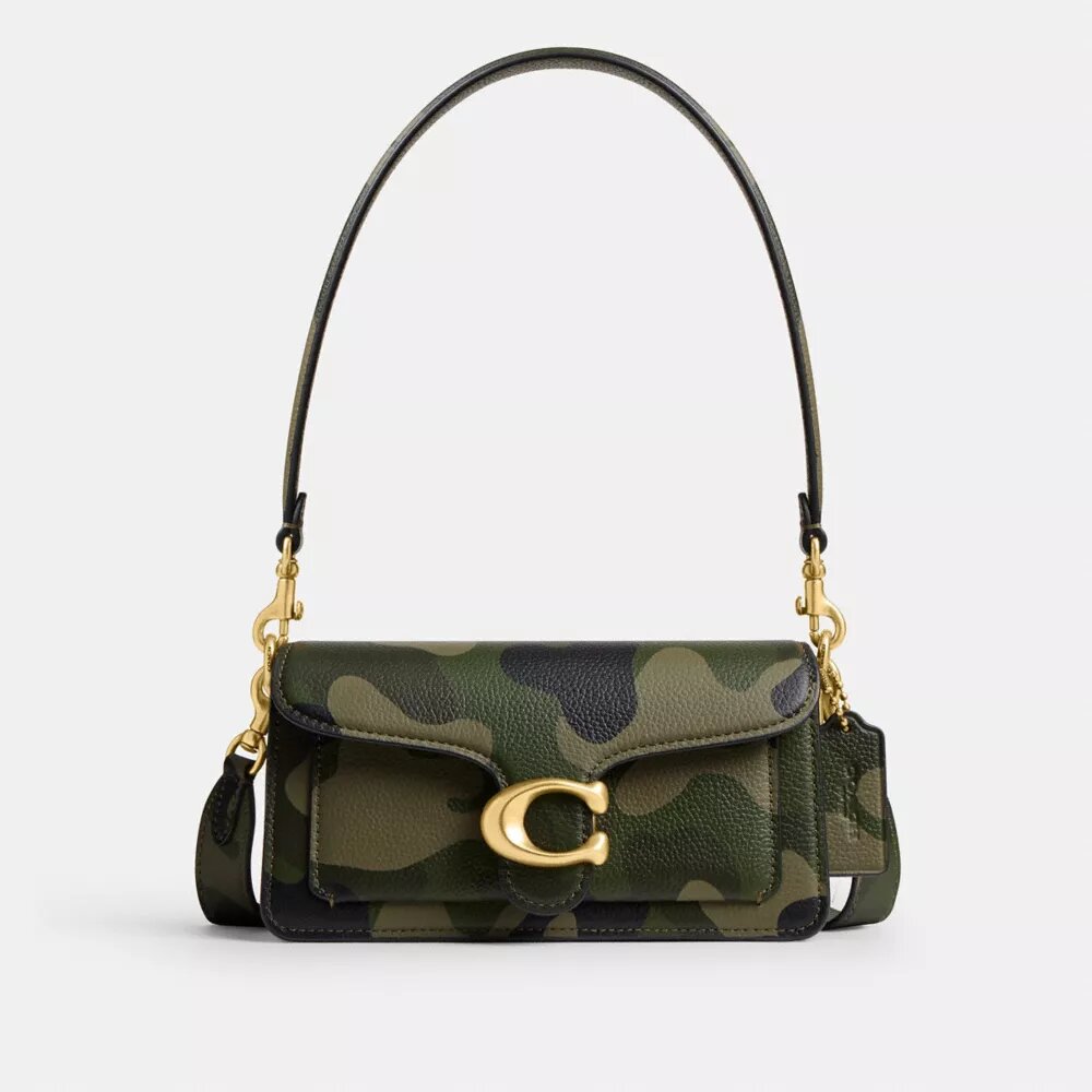 Bolsos de hombro Tabby 20 con estampado de camuflaje