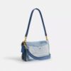 Bolsos de hombro Tabby 26 con patchwork de mezclilla reutilizada