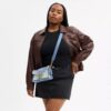 Bolsos de hombro Tabby 26 con patchwork de mezclilla reutilizada