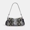 Bolsos de hombro Tabby 26 con serpiente con cuentas