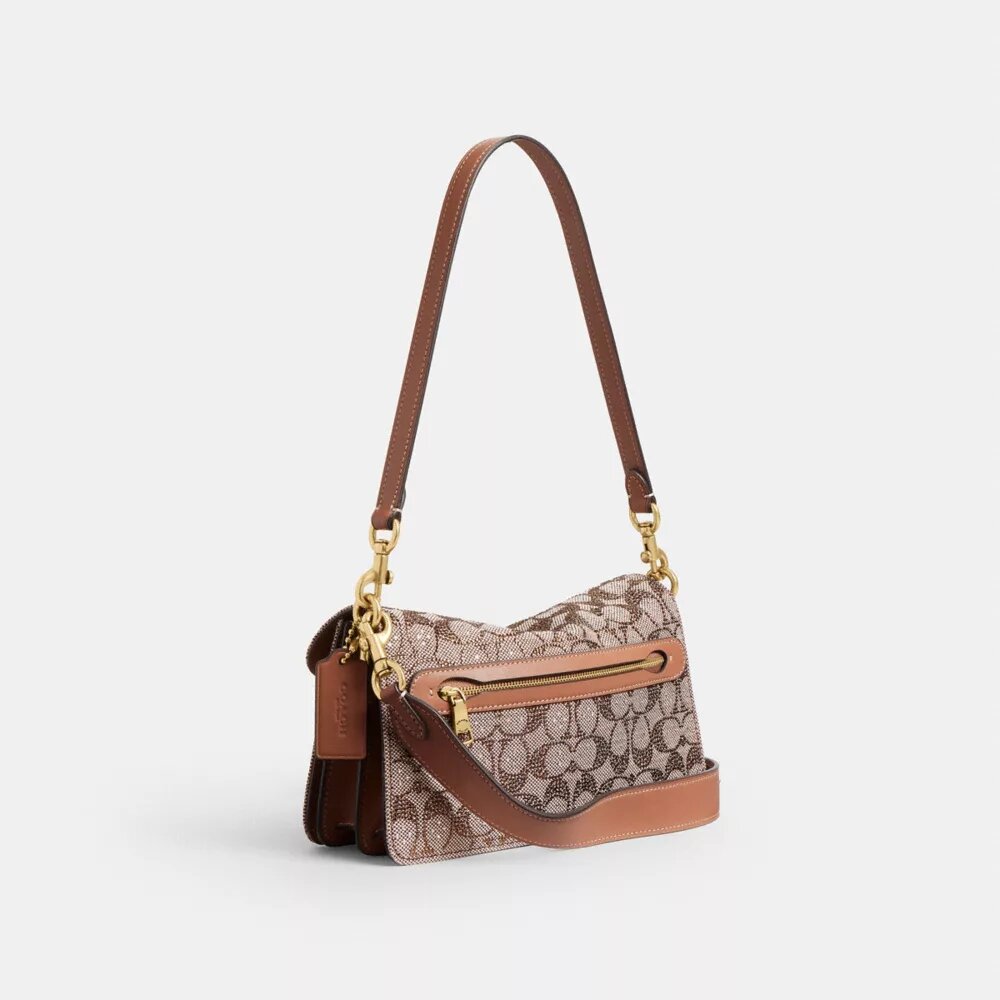 Bolsos de hombro Tabby 26 en jacquard Crystal Signature