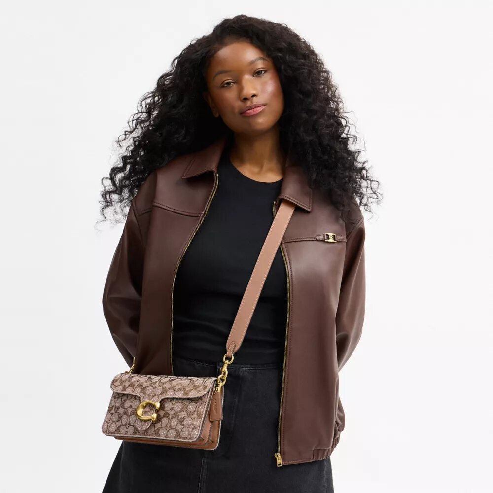 Bolsos de hombro Tabby 26 en jacquard Crystal Signature