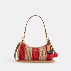 Bolsos de hombro Teri con rayas y Charms