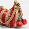 Bolsos de hombro Teri con rayas y Charms