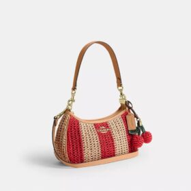 Bolsos de hombro Teri con rayas y Charms