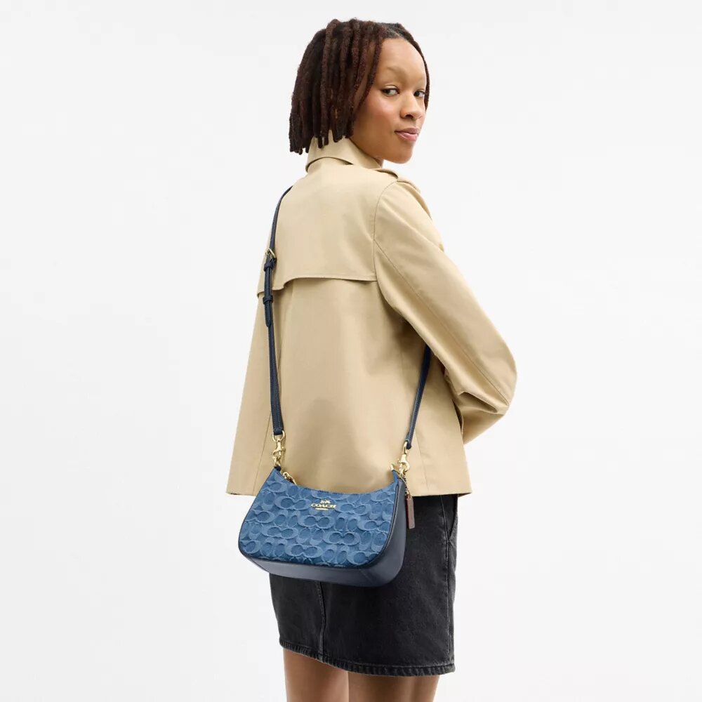Bolsos de hombro Teri en denim exclusivo