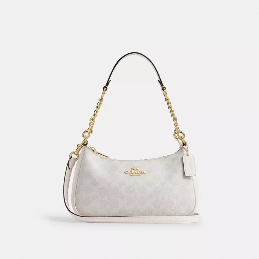 Bolsos de hombro Teri en Signature Canvas