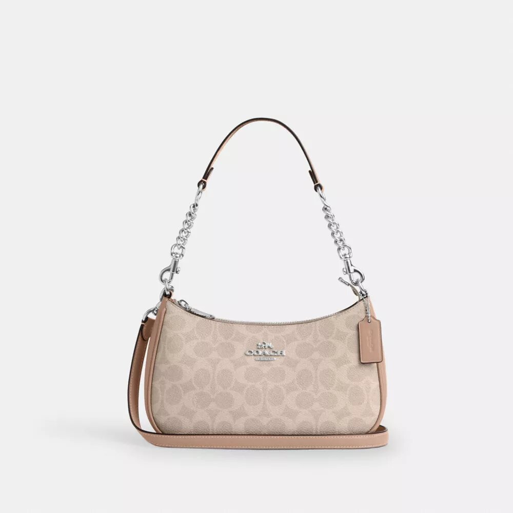 Bolsos de hombro Teri en Signature Canvas
