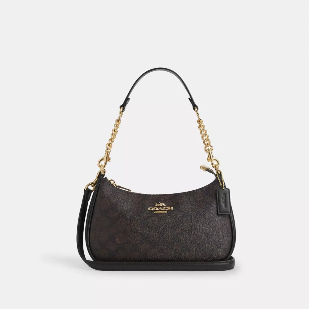 Bolsos de hombro Teri en Signature Canvas