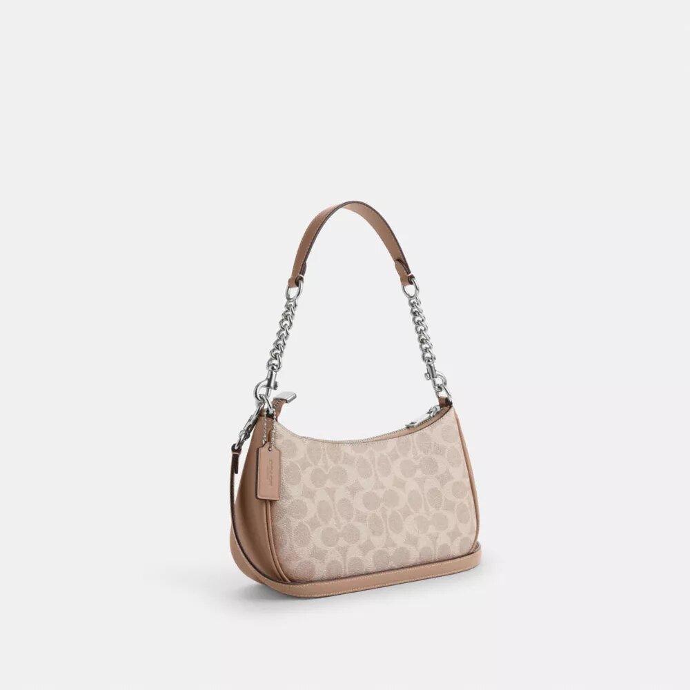 Bolsos de hombro Teri en Signature Canvas