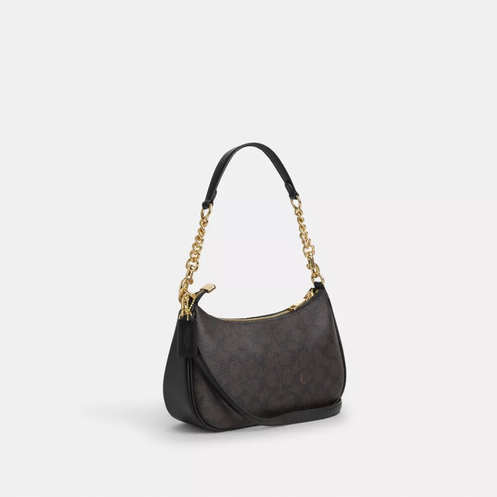Bolsos de hombro Teri en Signature Canvas