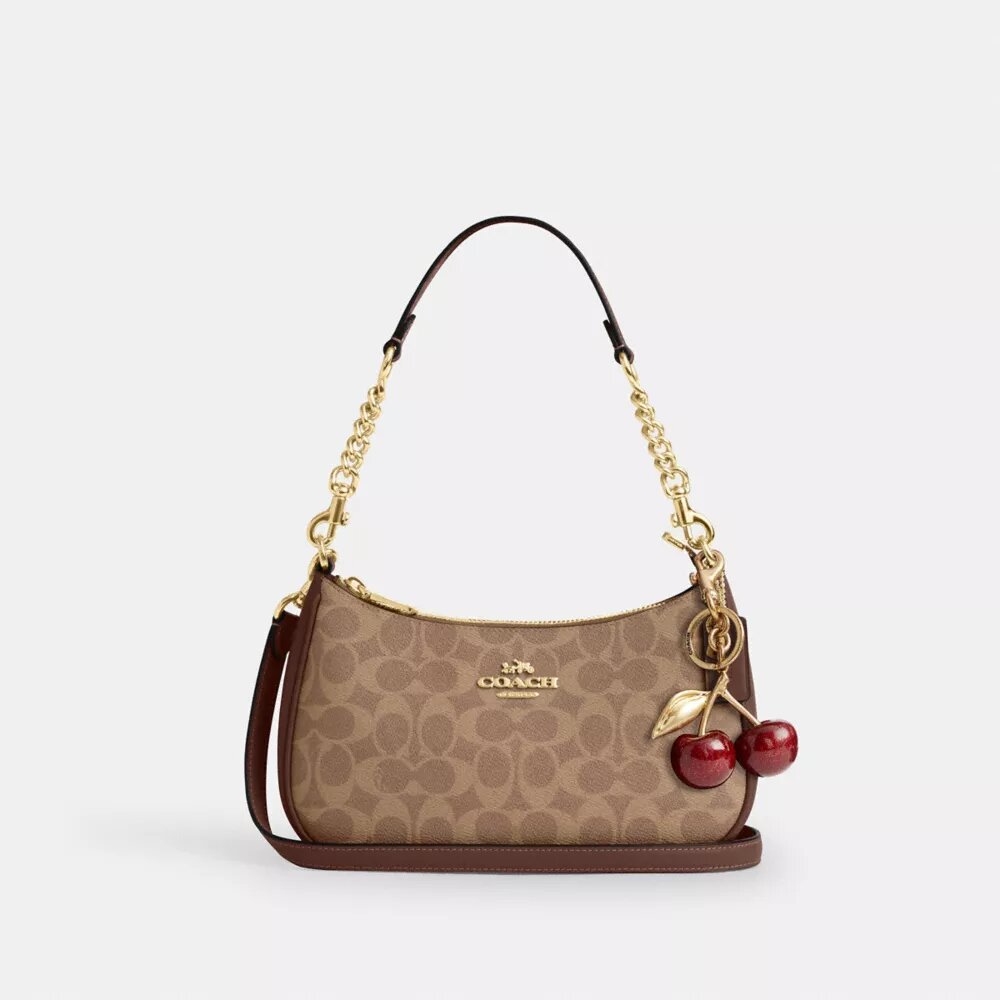 Bolsos de hombro Teri en Signature Canvas