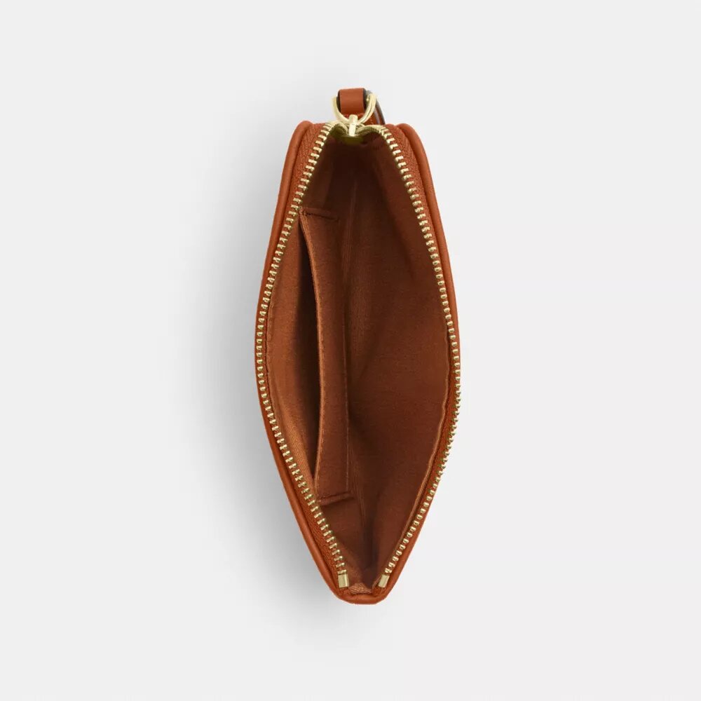 Bolsos de pulsera con cremallera en la esquina, de Algodón regenerativo con estampado a cuadros