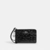 Bolsos de pulsera con cremallera en la esquina, en cuero exclusivo con Charms de corazón